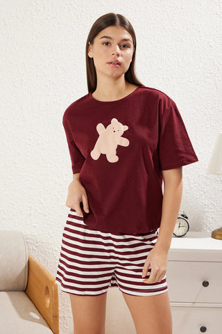 Pidžame THMSS24PT00039 - bordo [djesi-src-4151bf2e8e8010dceae0a1d21f61ae55725659adae48d37c1463105f719946cb]