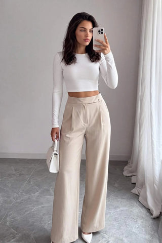 Pantalone TWOAW27PL00067 - bež [djesi-src-ca214e5ed53136c2705657eadf06f58f0b03d1022cf1c551f67355cdb1305907]