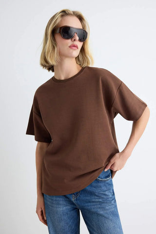Majice TWOAW27TS00005 - braon [djesi-src-ed97aa093171ec29033d1cbc17730e14805664f926b4e6b6d05285937b5fc5b6]