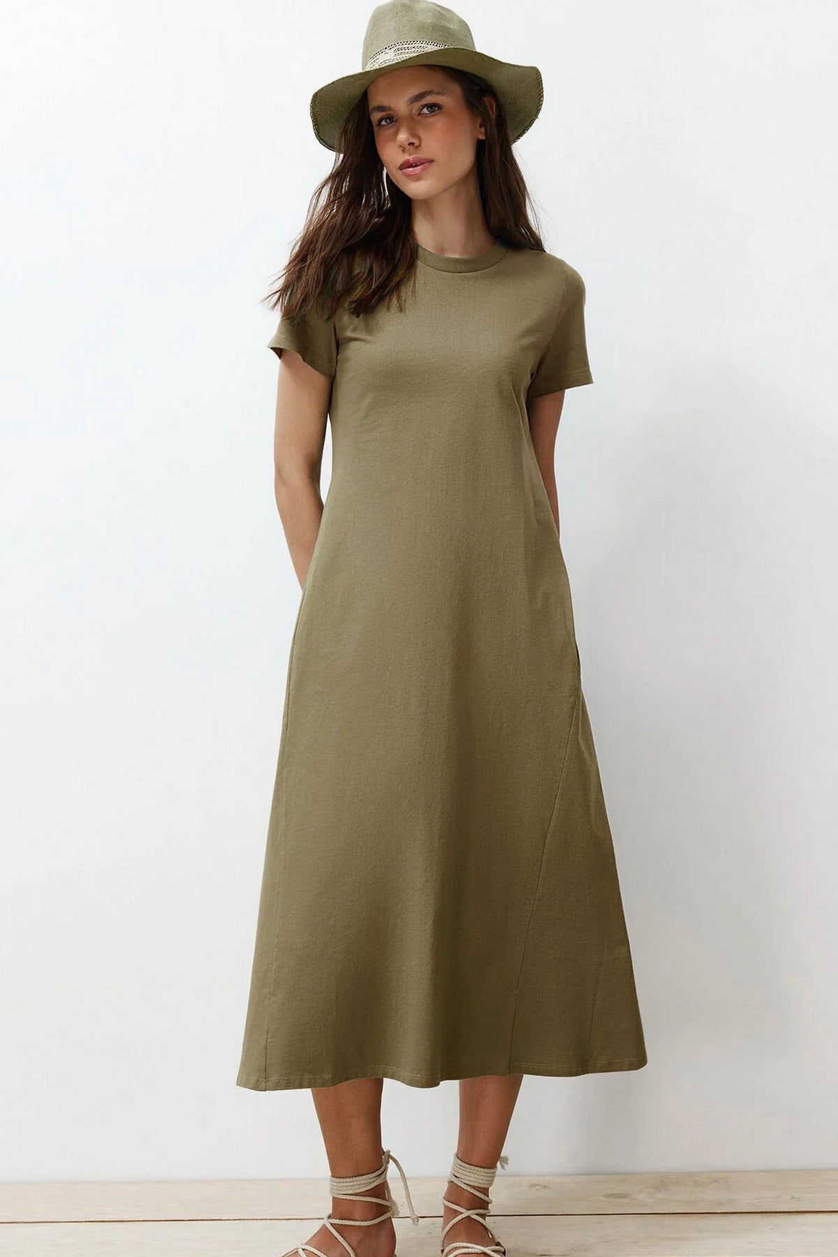 Haljine TWOSS24EL00169 - khaki [djesi-src-f48e4dcff3e35d880343ec3f13784c51f7260f1a6664a76f25e0d80833e8490d]