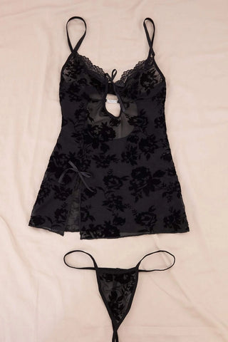 Babydoll spavaćica THMSS26LL00029 - crna [djesi-src-ab3e26f3a813739592040f71c926b2173953b77abde170f1d00f45130ce2ee63]