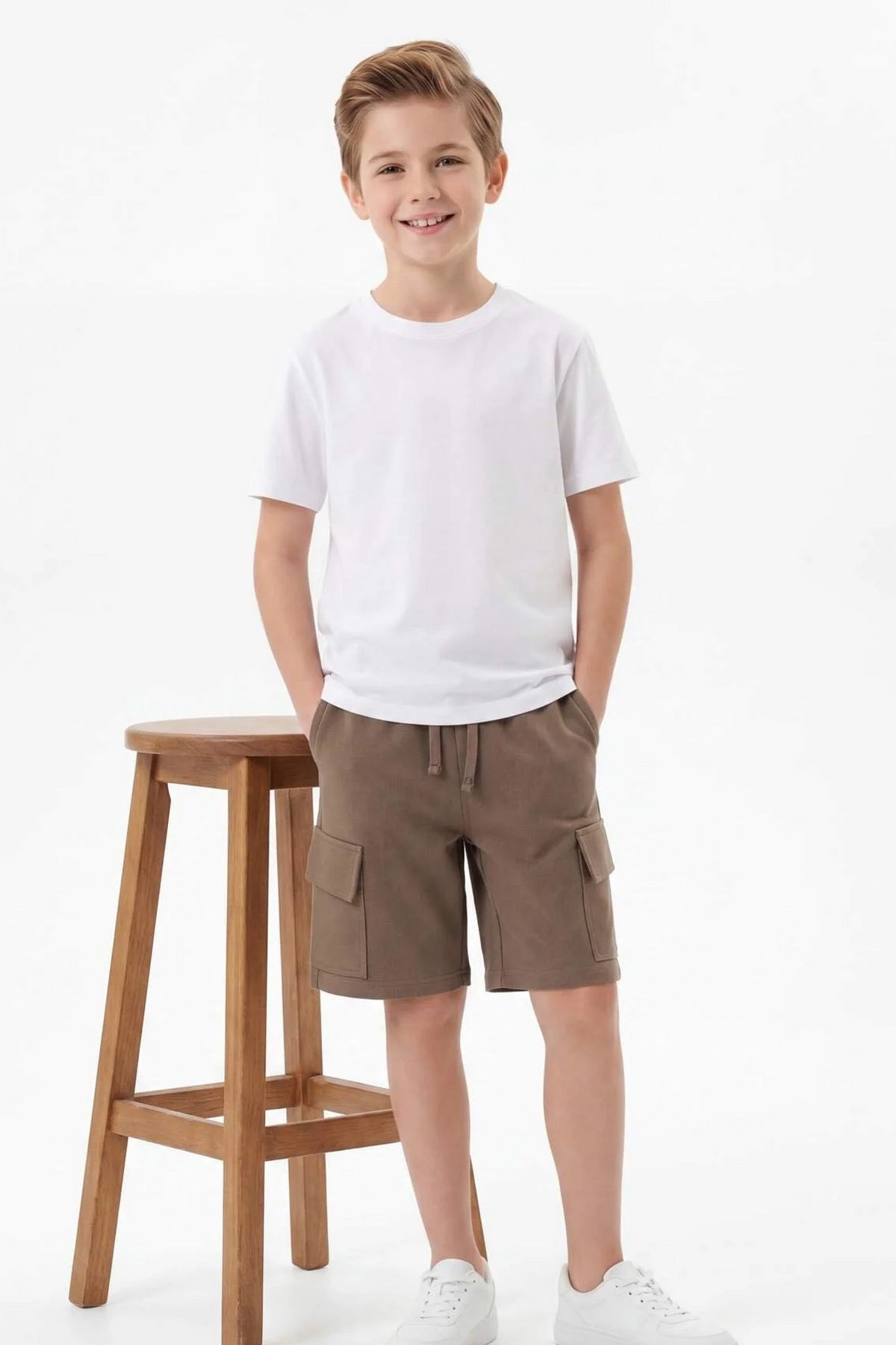 Šorts TKDSS25SR00006 - khaki [djesi-src-5ab14629053a26205952f176919361855bea078ce45b1dbb3abfe7200471d092]