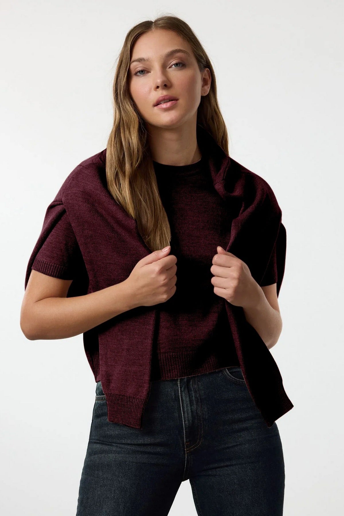 Kardigan TWOAW25HI00216 - bordo [djesi-src-cf0f39d968268b708202a69de05df000ac894e665935ae0f9c35b7286410e975]