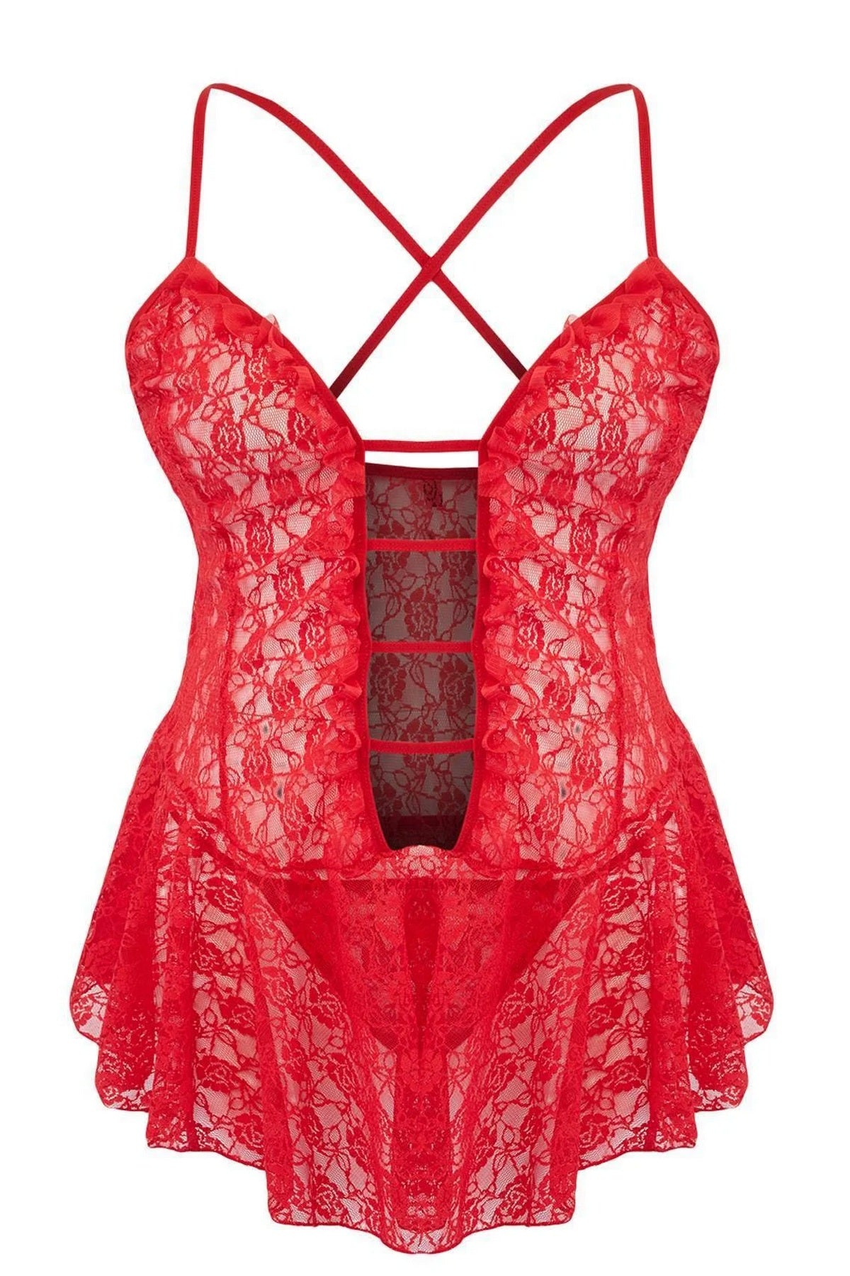 Babydoll spavaćica TBBAW26DH00002 - crvena [djesi-src-e0f0dc62e2e79cd3b6b669e4e28eb5e982d05bdef596b2d4c9e35df21cef4aea]