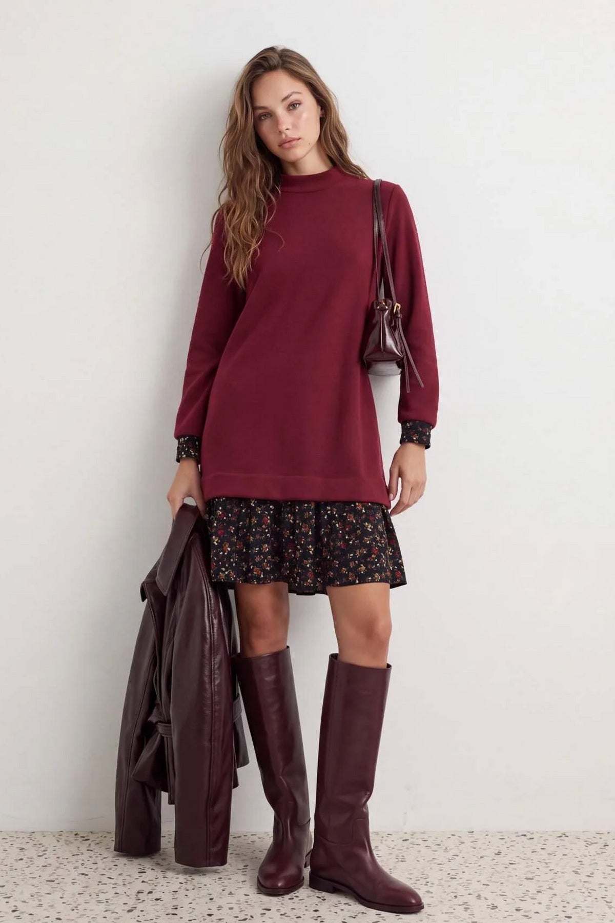 Haljine TWOAW25EL00282 - bordo [djesi-src-181fb5423ba27433092c1a87f5f2b07139d03f9afd1ac18b3cad175347874042]