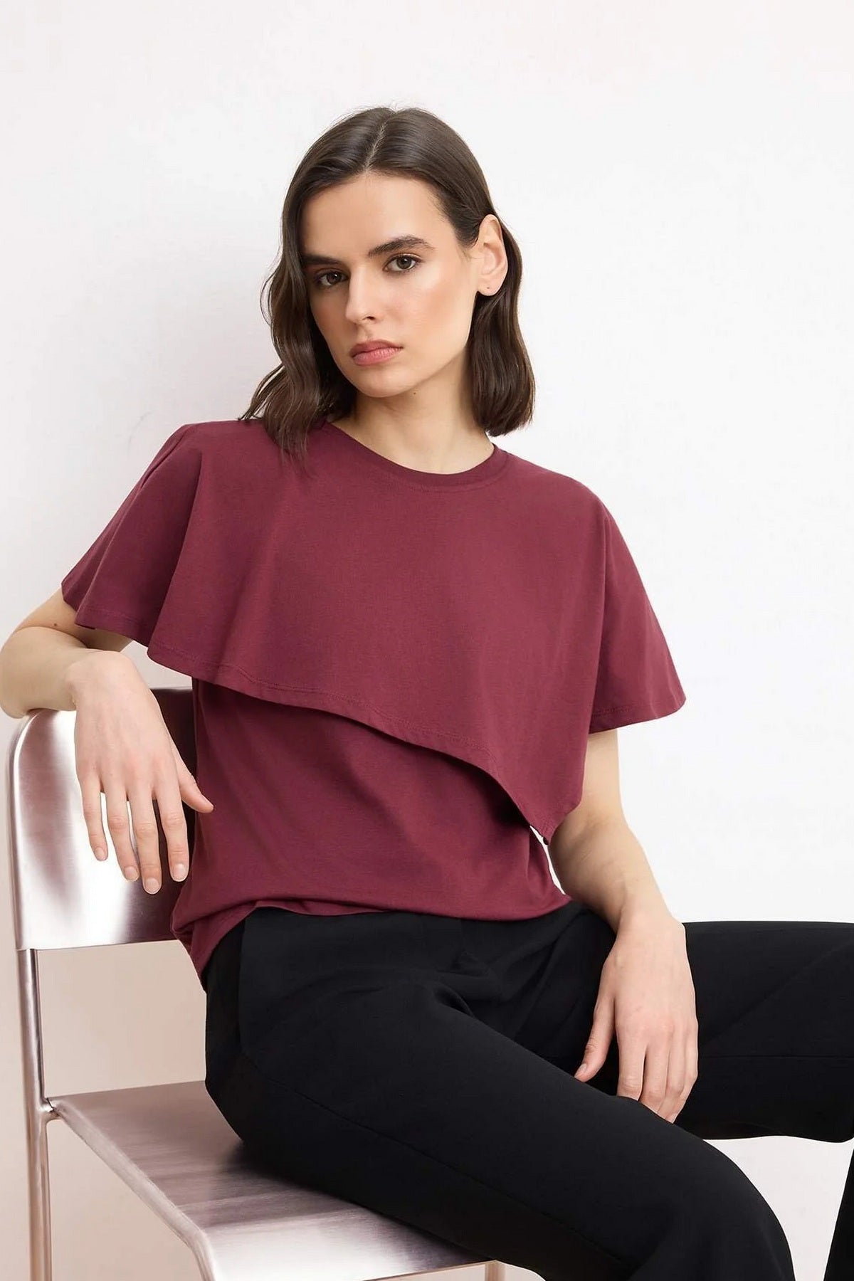 Majice TWOSS26TS00199 - bordo [djesi-src-a8f9d73c91d2d13fd15ee69805f3b485287bf9715df9802120f2c0dd7dd85207]