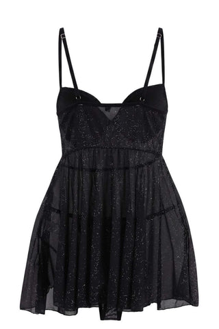 Babydoll spavaćica THMAW27LL00033 - crna [djesi-src-99b1477faa5d5d8a71b85ae387594eae30ec160b01d67d0645732f1e219d7aea]