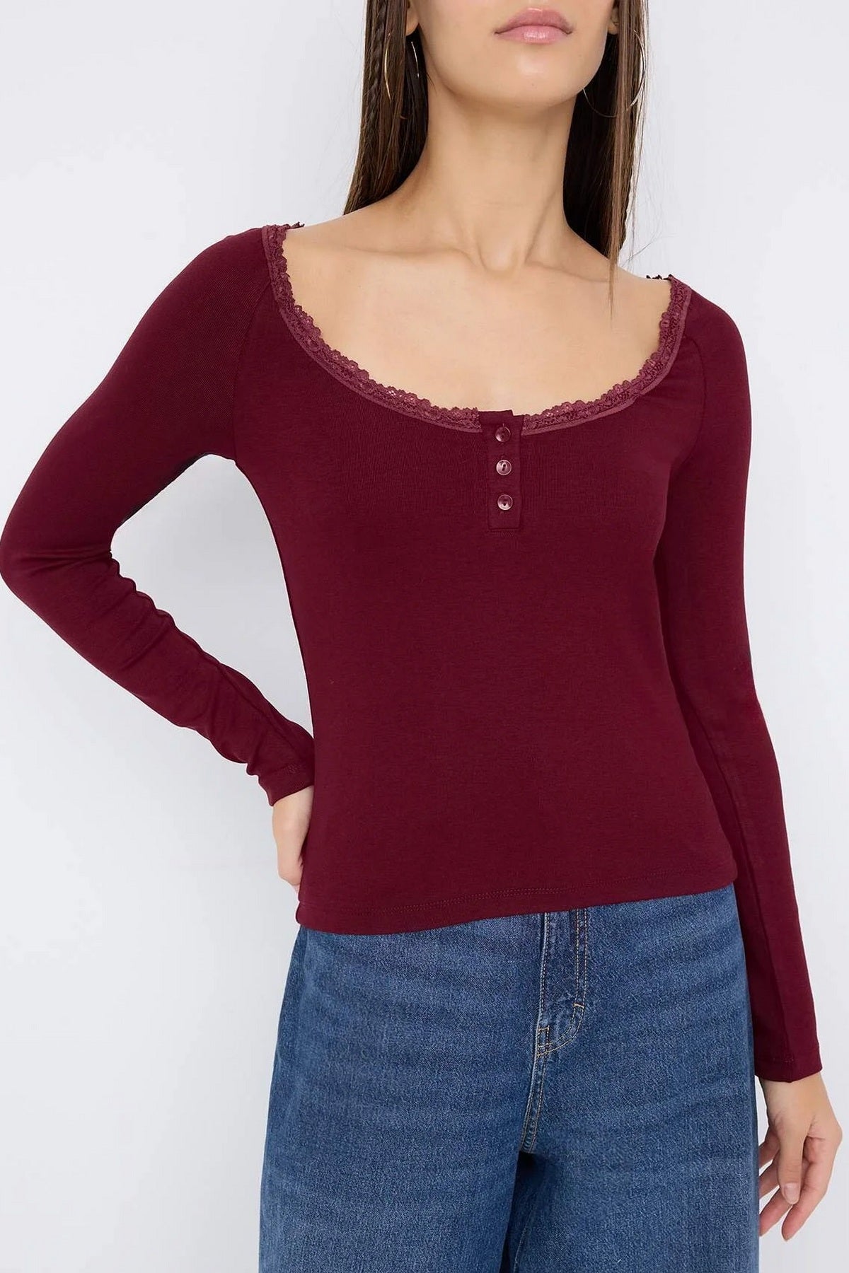 Bluze TWOAW26BZ00106 - bordo [djesi-src-f6e03ad15dfbaaa3377eff0da90452ae87712f4f3ddb2fbc14ed9a4eda577c67]