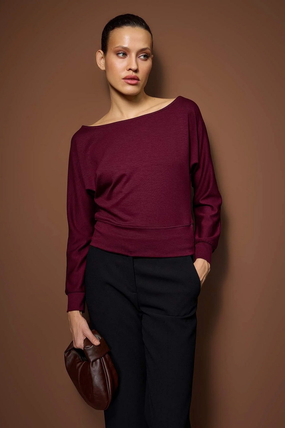 Bluze TWOAW26BZ00357 - bordo [djesi-src-719039e79f81b045353ce80aa9271638fec3981378e9a2402ad242707b4a88af]