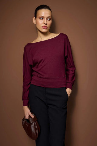 Bluze TWOAW26BZ00357 - bordo [djesi-src-719039e79f81b045353ce80aa9271638fec3981378e9a2402ad242707b4a88af]