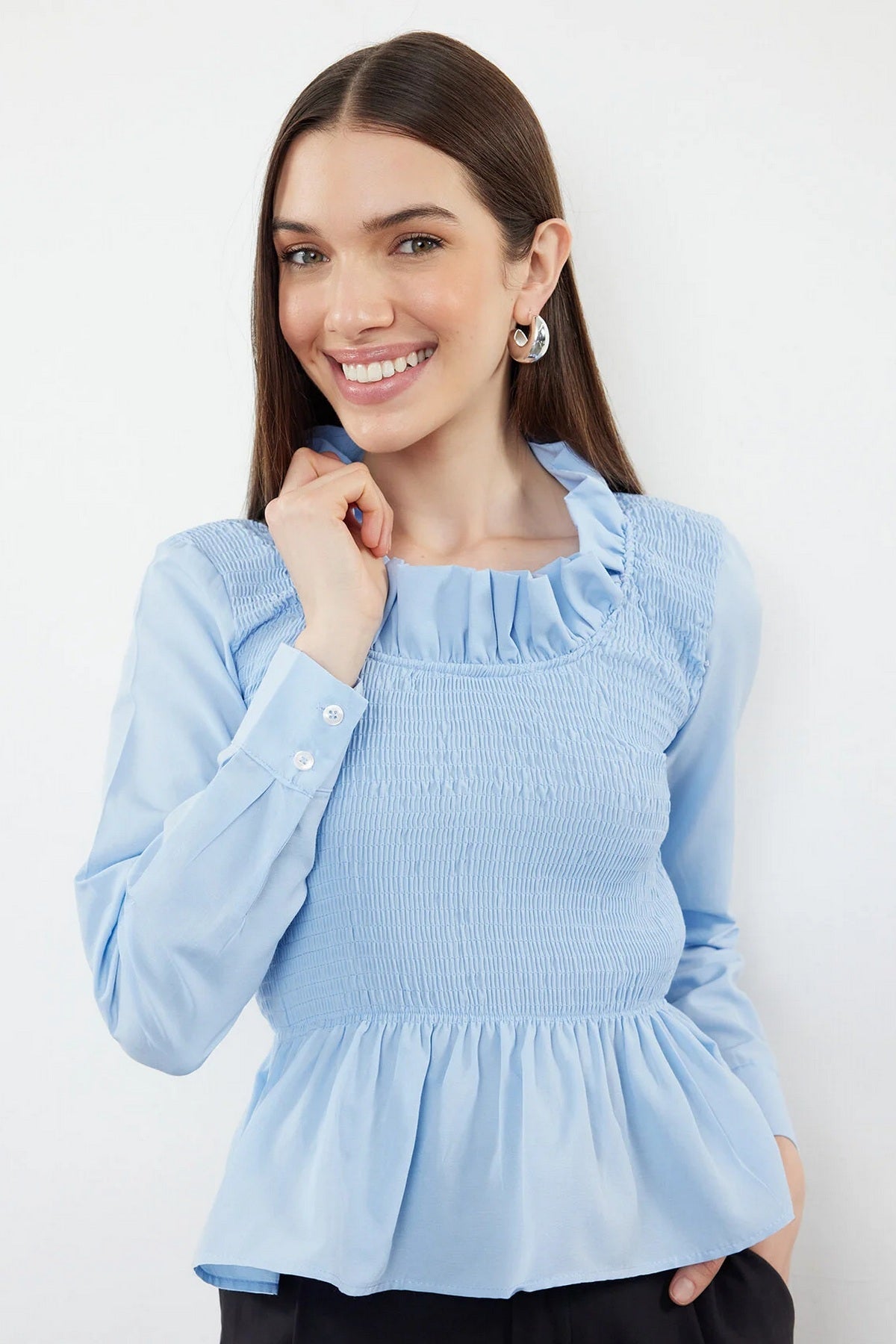 Bluze TWOSS24BZ00531 - plava [djesi-src-459968524b84c490e24253ecc5584a39afba6b7177040a77cf633d789194d5a2]