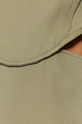 Haljine TWOSS23EL00596 - khaki