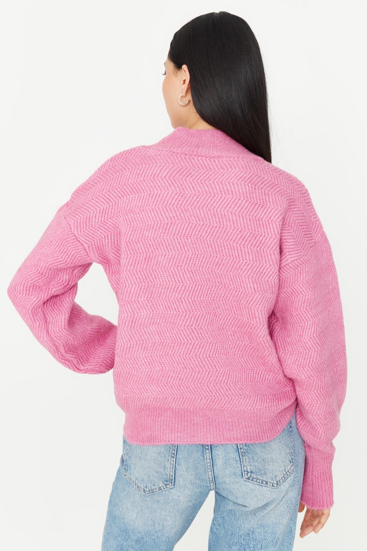 Džemper TWOAW21KZ0204 - roze