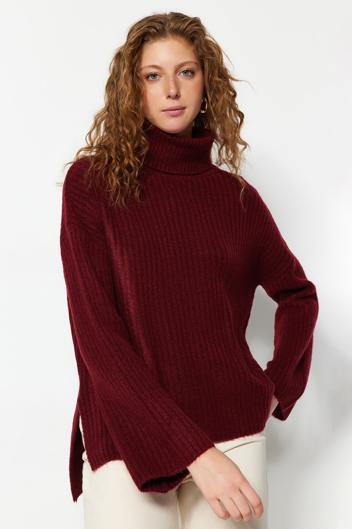 Džemper TWOAW23KZ0054 - bordo