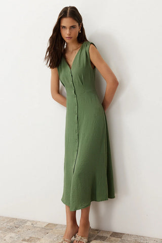 Haljine TWOSS24EL00442 - khaki [djesi-src-b461e560a04368dd5885409bfb1c3af025be90166a38393fdcf8b9fce2aff9be]