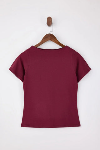 Majice TWOSS26TS00004 - bordo [djesi-src-cb76fe412a4745252f53747472d3c463c33e86cc607ee8795a33c165b88ab202]