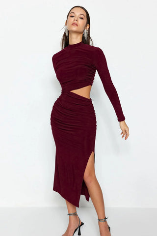 Haljine TPRAW24EL00297 - bordo [djesi-src-883b68a7063b2aca557e08828c34649d9ddf51fea3bb0cf2e1723604aad8664b]