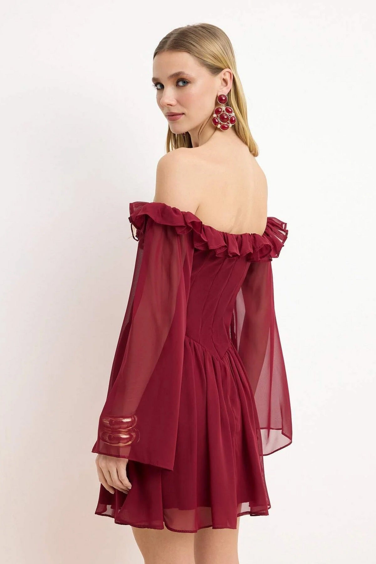 Haljine TPRSS23EL00096 - bordo [djesi-src-39866b4d6e4c7b76445521439fd6f73b77afe4cb46c5f9a3598457465100f9c3]