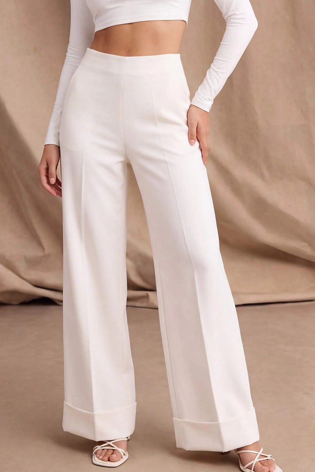 Pantalone TWOAW27PL00062 - ekru [djesi-src-457db717181c4f357af4b8b579f51ef3147fc143d9459773208bbc38055aaf62]