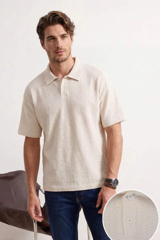 Polo majica TMNSS26PO00007 - ekru [djesi-src-c74ac919554cf5f1fd7211d0f98e9a54742c9962c4307d6e5a8112c442249206]