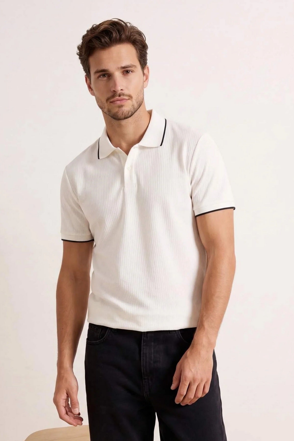 Polo majica TMNSS26PO00020 - kamen [djesi-src-6b1ad8a34b82ec23a047696af90386547c7d13715e52f994892ee131e1d6d0f7]