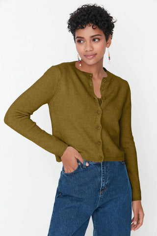 Kardigani TWOAW21HI0107 - khaki [djesi-src-a62e2c99425cc29895bc92786bb32ddb70679e3581289fbe3b76a74ddc88ac3c]