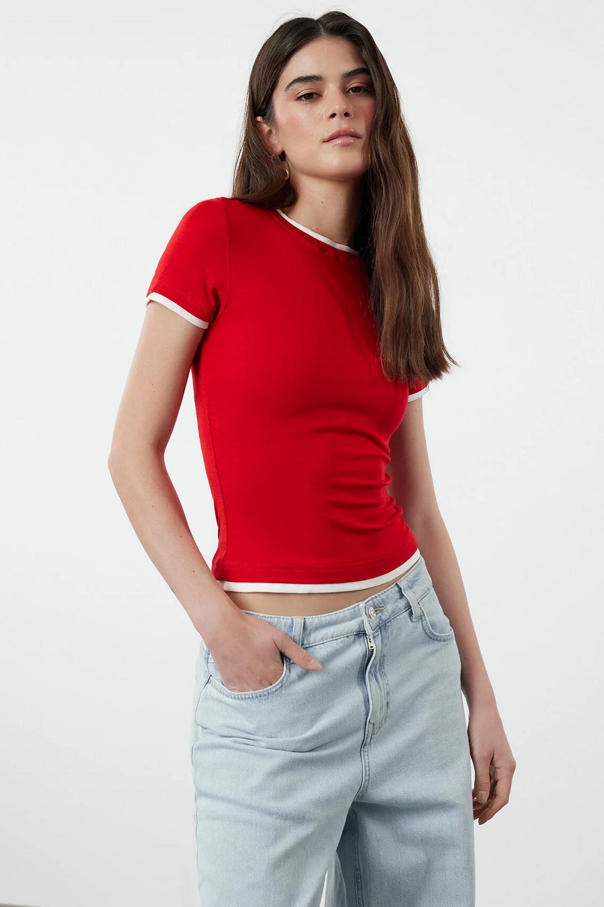 Majice TWOSS24TS00063 - crvena [djesi-src-9d550422866189e309c21b57aaabc8088f067b03ec43e39200d11e1d92f26e14]