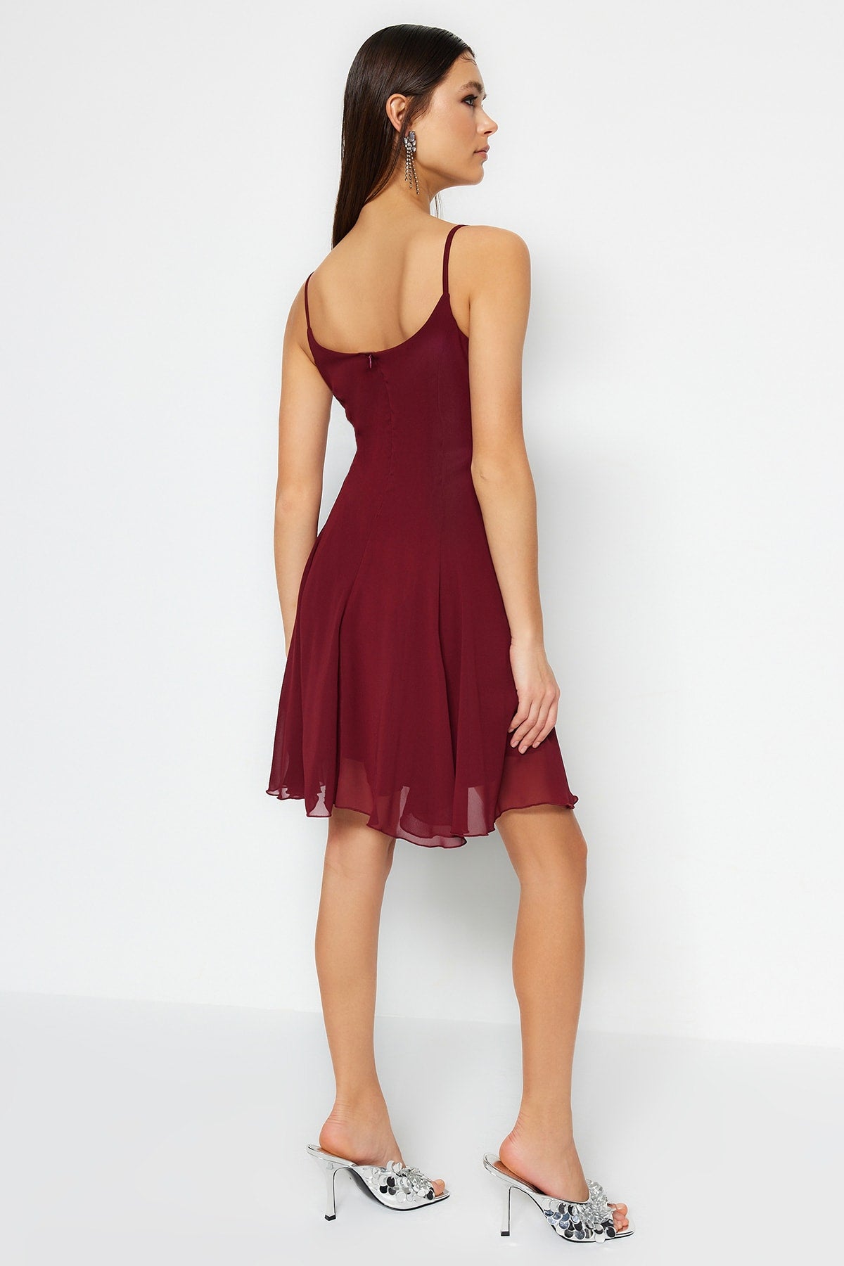 Haljine TPRSS23EL00033 - bordo