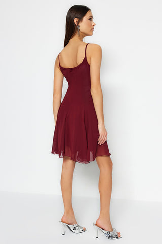 Haljine TPRSS23EL00033 - bordo
