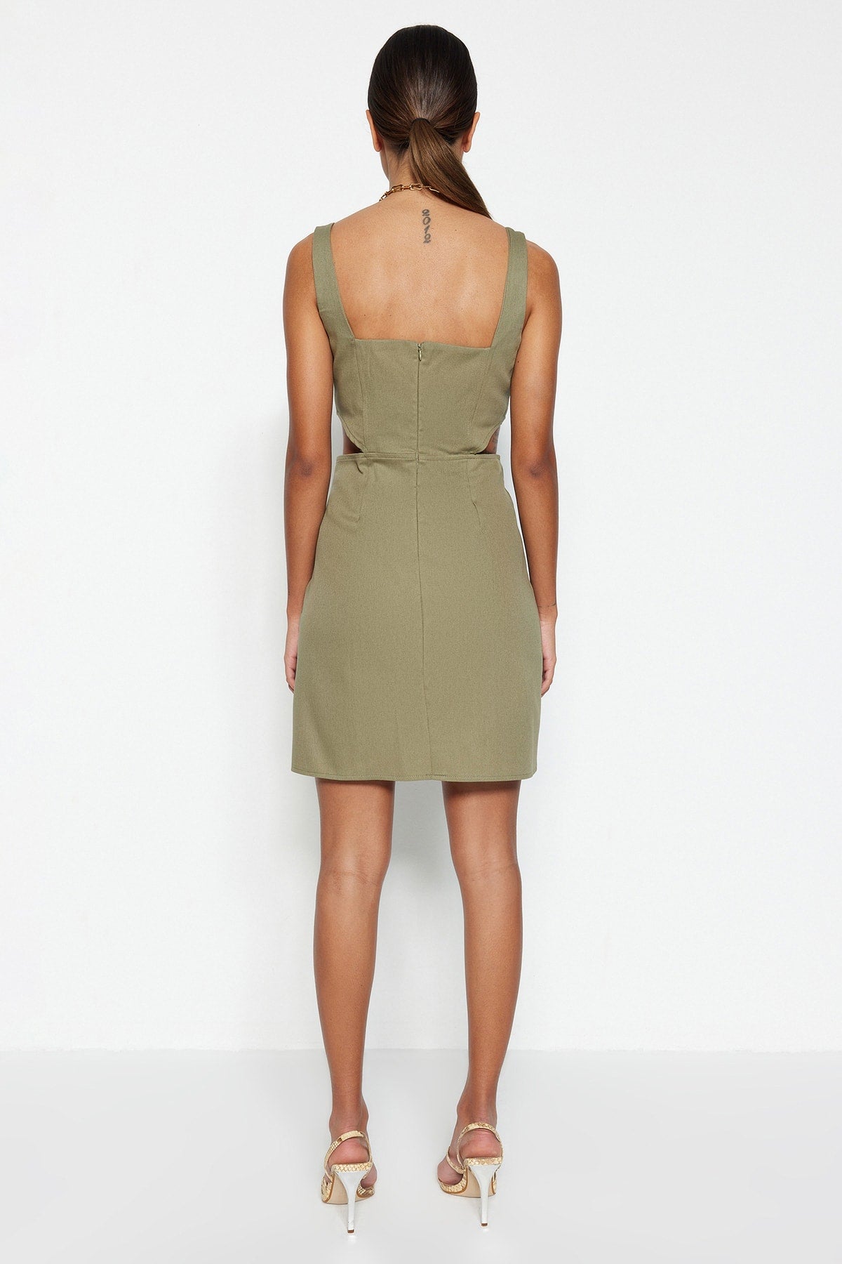 Haljine TWOSS23EL00596 - khaki