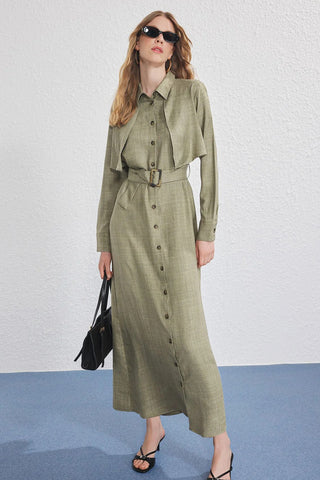 Haljine TCTSS25EB00135 - khaki [djesi-src-650e18a7d1b818edf9273d3e8b19b251da8c5e7e7c37bdfa711e8199c5da2289]