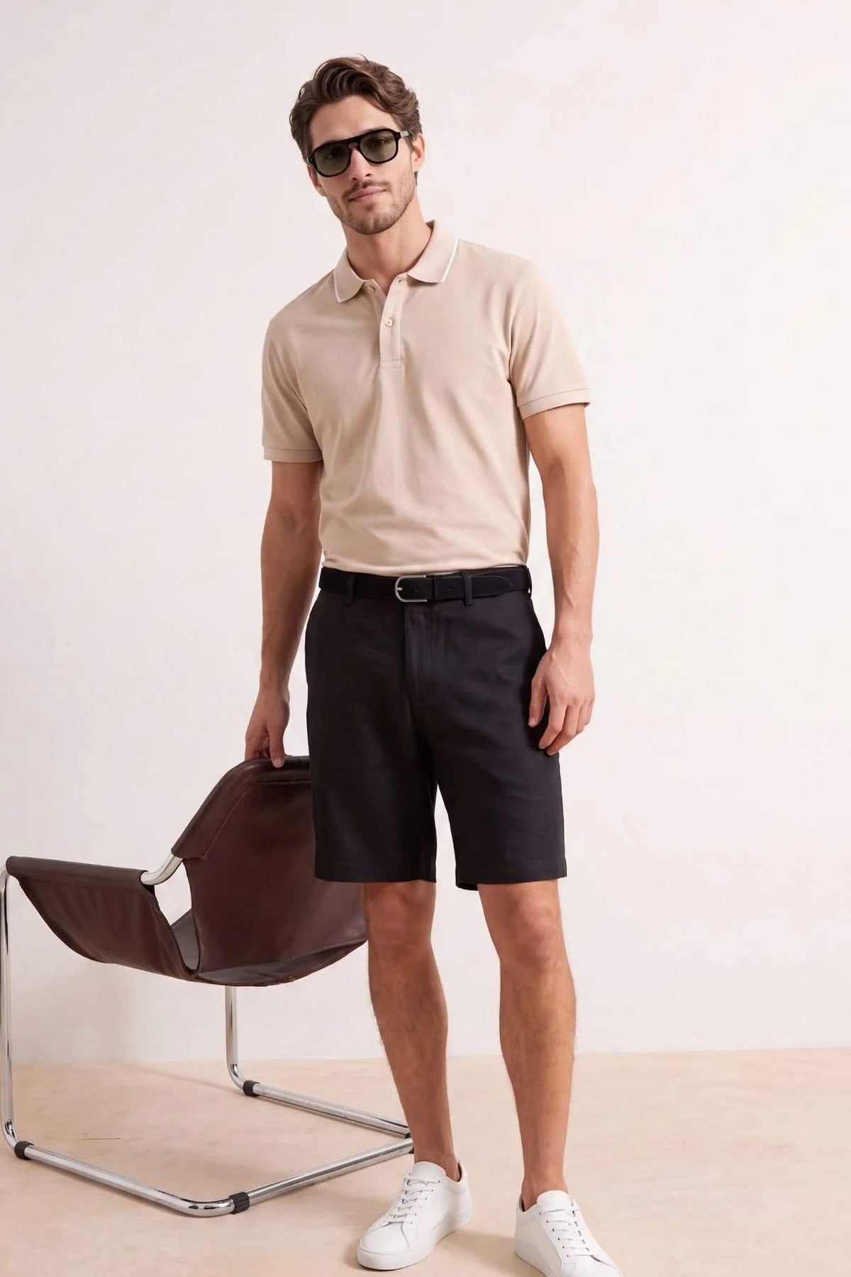 Polo majica TMNSS26PO00046 - bež [djesi-src-a23a30bc0023b3c6aa3b80822c690cad6db069fa2bd7bfb477f2fdda616601e7]