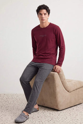 Pidžame TMNAW27PT00001 - bordo [djesi-src-879f63da051b613673c9f1b73af45ba1ee9e42c14b414200946bdea94be9d094]