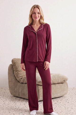 Pidžame THMAW24PT00025 - bordo [djesi-src-35b1f31f9bf07500c27e3122d5869f9c5f76f30c57e717743063a2fcf99c3c29]
