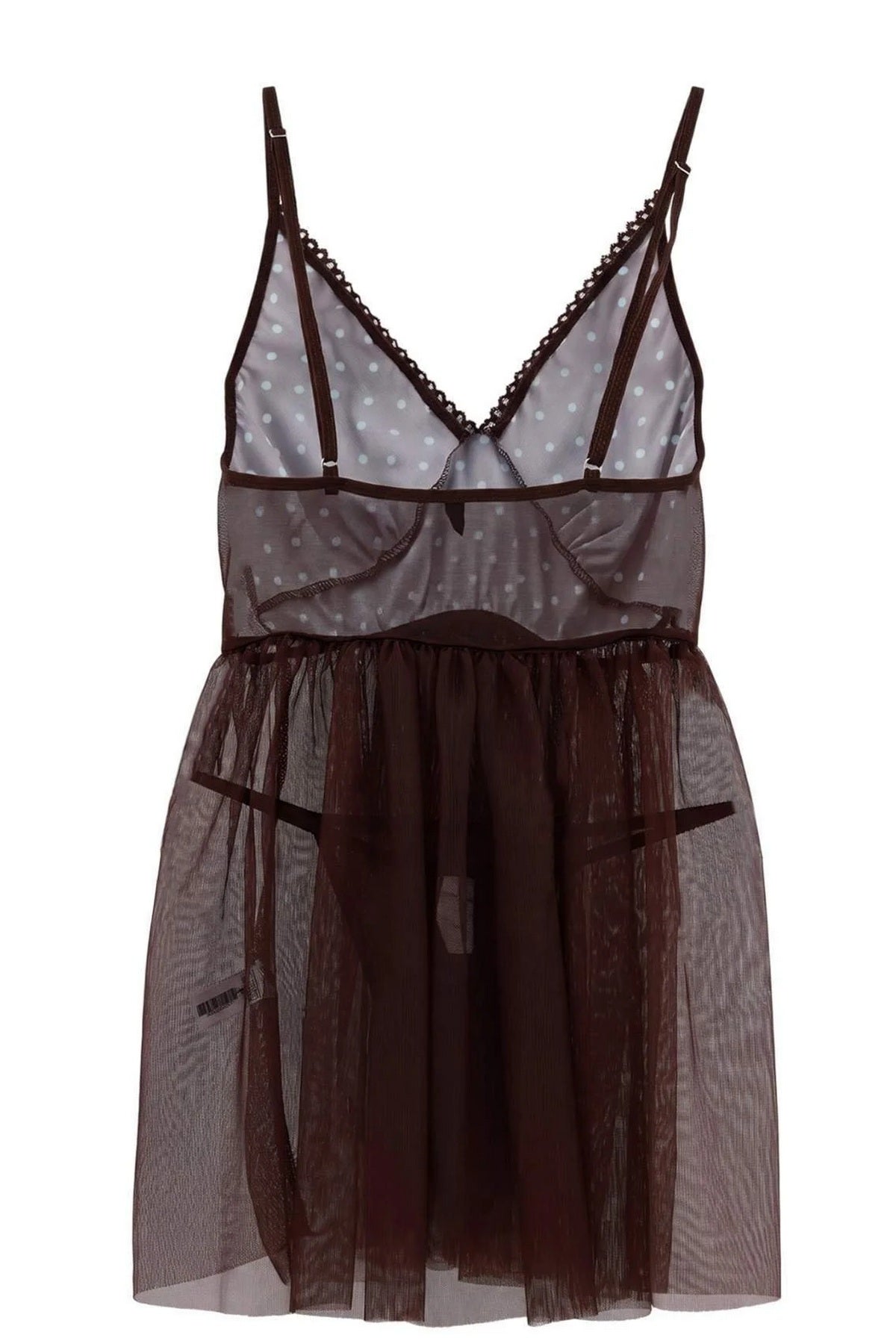 Babydoll spavaćica THMAW27LL00025 - braon [djesi-src-6fe6987ce6f1a8d21372ec1e18dc1d45909889c3ccdcc688a2cdc735a05f01e0]