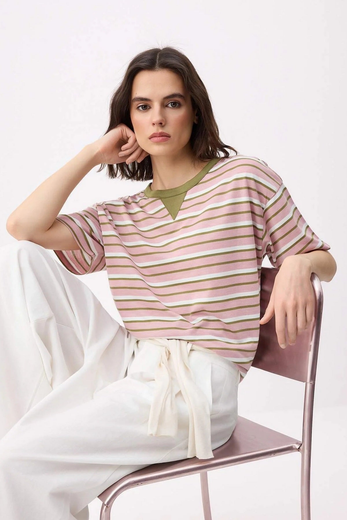 Majice TWOSS26TS00051 - roze [djesi-src-8dc26697475986694ff3d795f63f93d54b91282247c2699e8a9e683eb0007aa9]