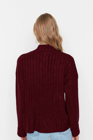 Džemper TWOAW21KZ0783 - bordo [djesi-src-3f71d669c4f10a193b0197309da7695c86525d2aafada3b41325cebb71a540c7]