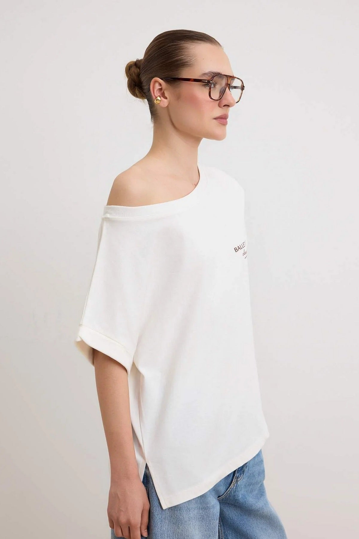 Majice TWOSS26TS00150 - ekru [djesi-src-385a6adb518bf2faabd71e383d6970e34ce3ce79cfad6627633d0e144e074643]