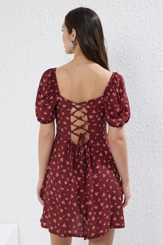 Haljine TWOSS25EL00400 - bordo [djesi-src-9b01de513f318d42357cf4a8b4a19ad043de916ae6f1db9728ff7e6fe312136e]