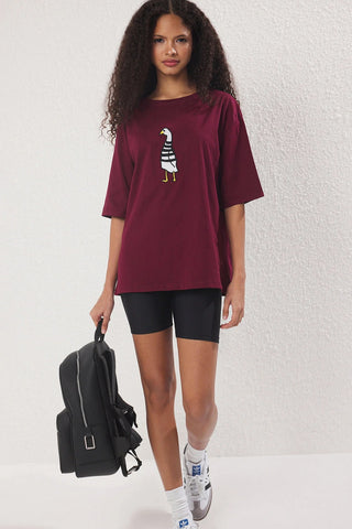 Majice TWOSS25TS00201 - bordo [djesi-src-4e86efcc42c292b9c0cdcd81a657f18581bfd8f5d04d5b98fee7905fa4498e11]