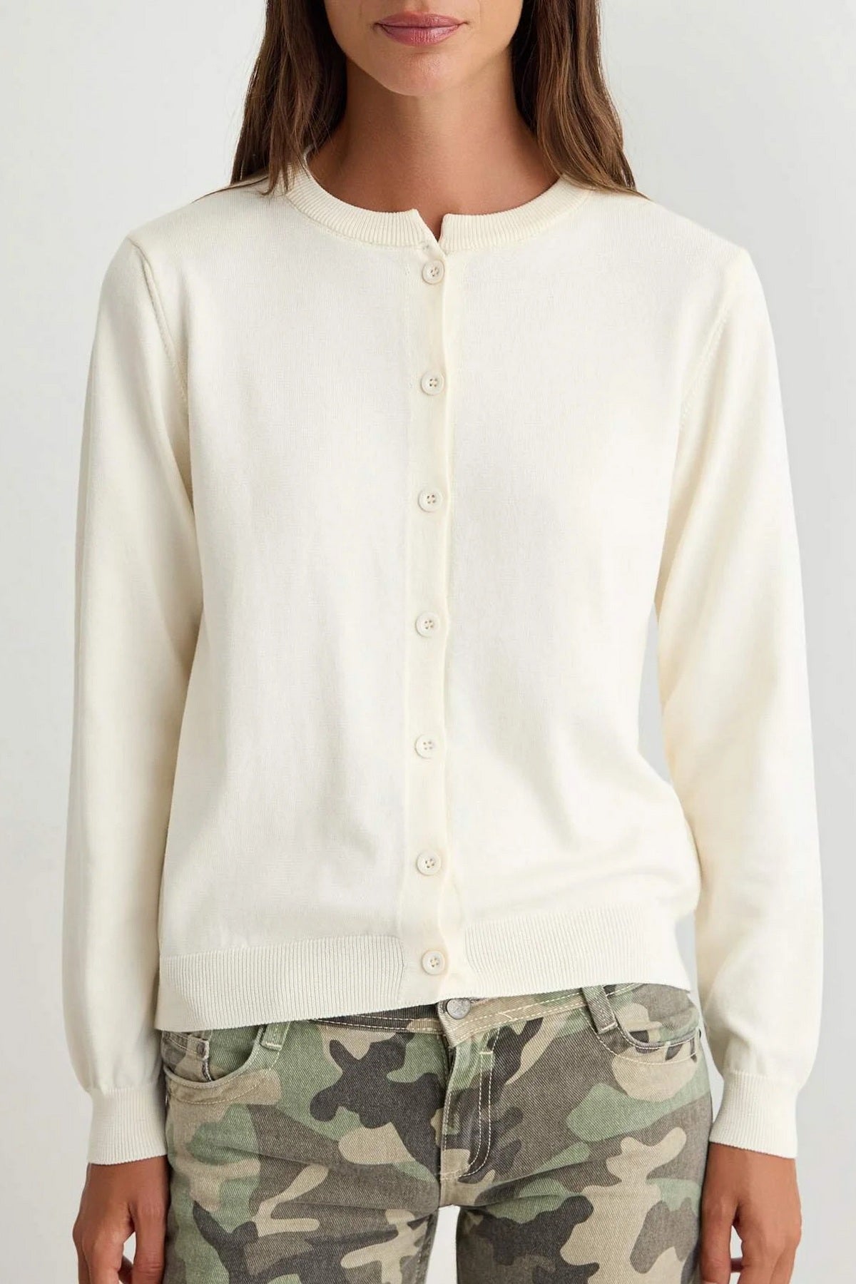 Kardigan TWOAW27HI00180 - ekru [djesi-src-5a76182cc96c7b6727addfbc8650c6267f6b13aad56d5a557ba4c761a769379c]