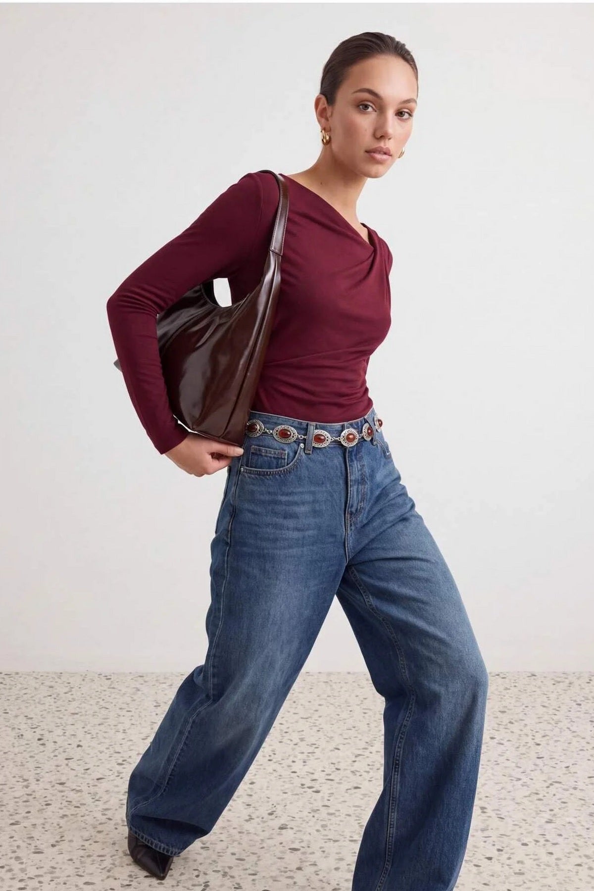 Bluze TWOAW26BZ00088 - bordo [djesi-src-c885312f8051b17182fd37835c07ab55840806ddeef56d14e08ae85f7da69cc2]
