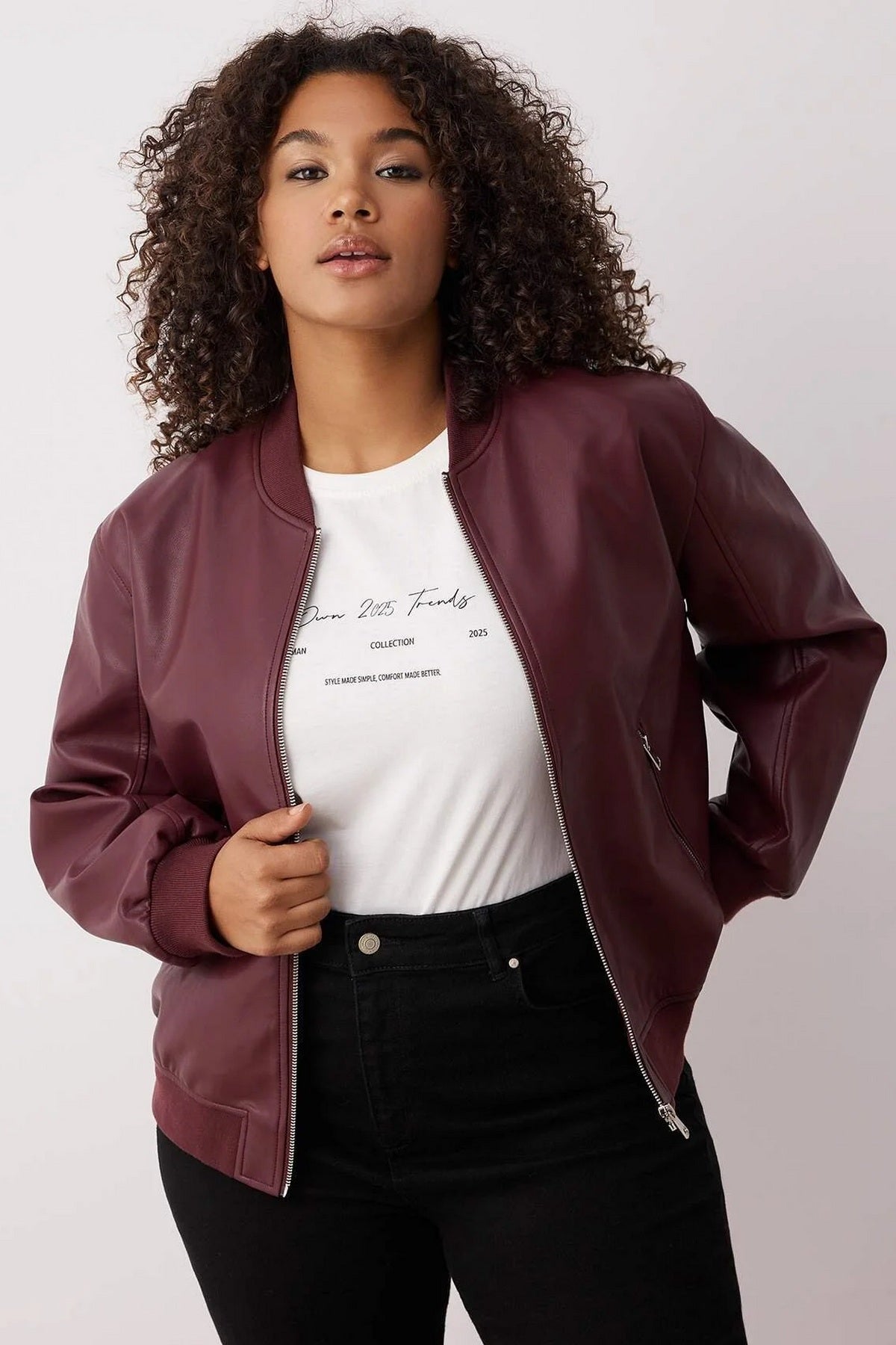 Jakna TWOAW26AW00002 - bordo [djesi-src-7b9998ab9d53574f2d5f9af2628345b16e3f09f887a47ee93c08f2f0422629fd]