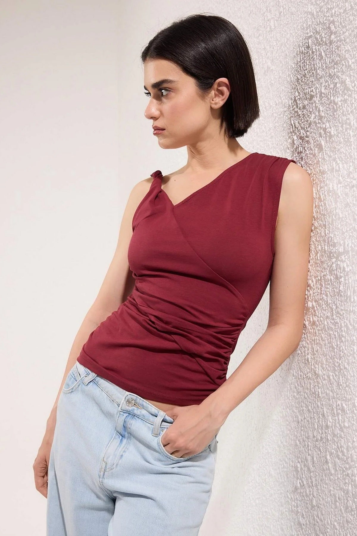 Bluze TWOSS25BZ00569 - bordo [djesi-src-5ccc234869827c8232648503bd8ee4e36efd813fa33d013915e9dadfcc8ea573]