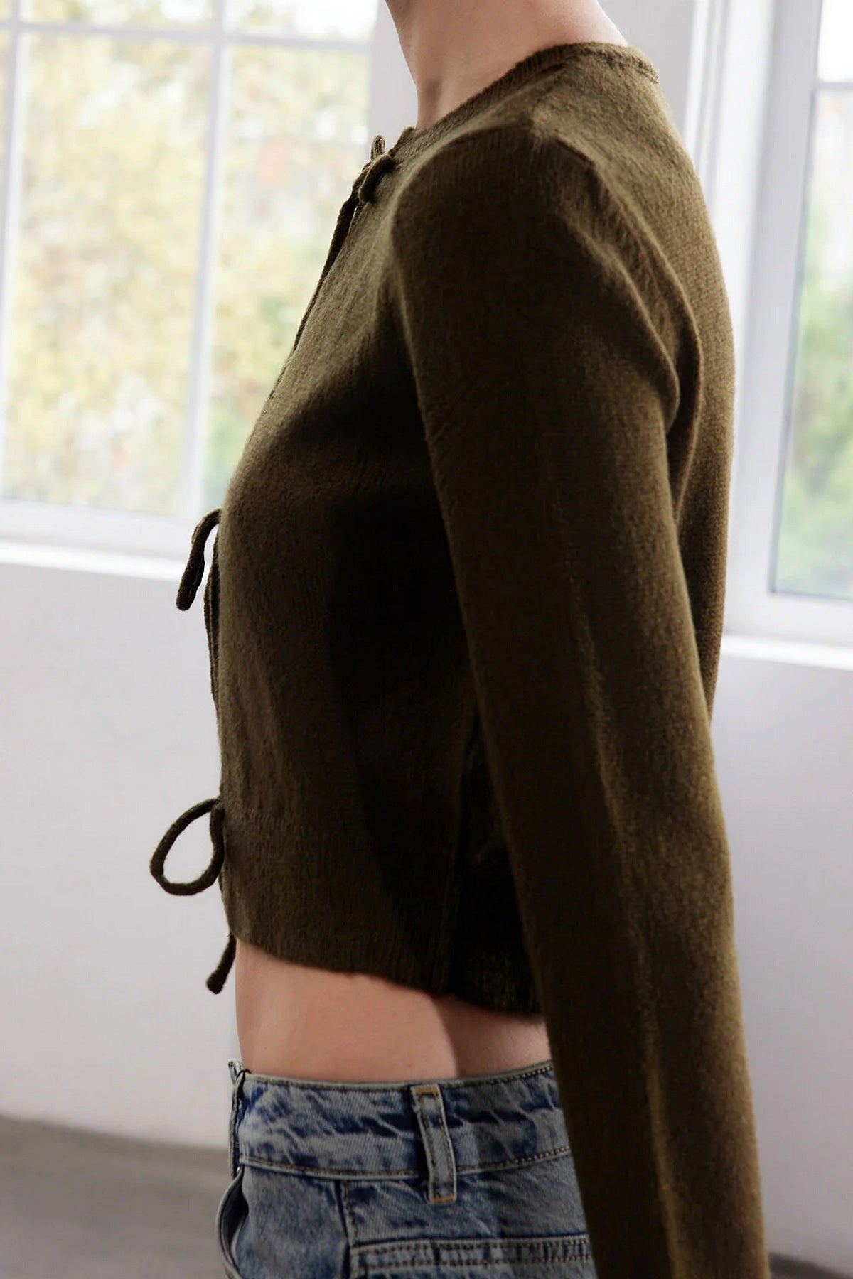Kardigan TWOAW25HI00321 - khaki [djesi-src-6d697a1f40520cdd6b16357040e7c3018a191abca7334700627c2d2d92159833]
