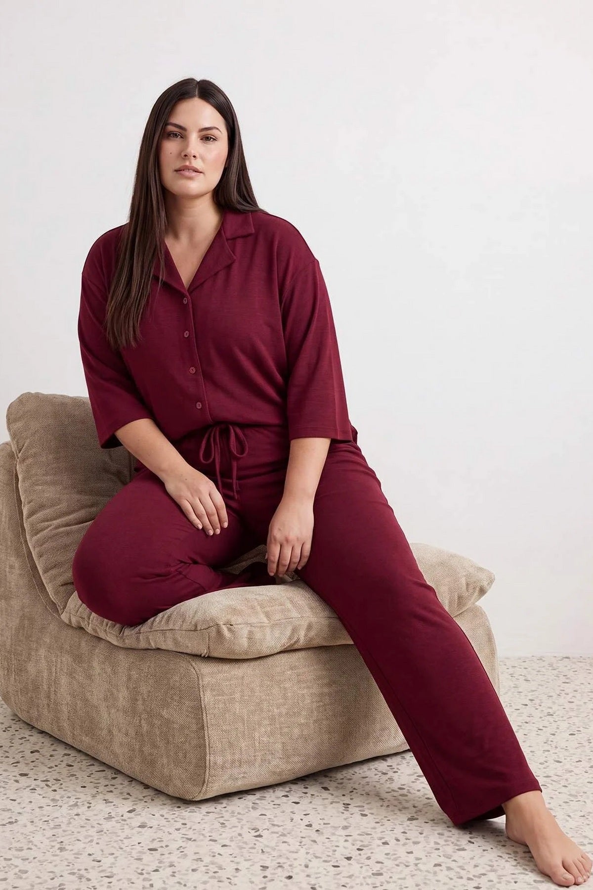 Pidžame TBBAW27AI00041 - bordo [djesi-src-ce678287c13c9a79433f48372ab68d0d43b514a1d7cf63b55701545f0f5b0cfe]