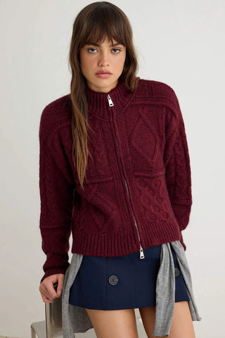 Kardigan TWOAW27HI00124 - bordo [djesi-src-65c33daed1ec7bf853c9a8fec9acb16993f273b95d9508a35cd0d9de17c15051]