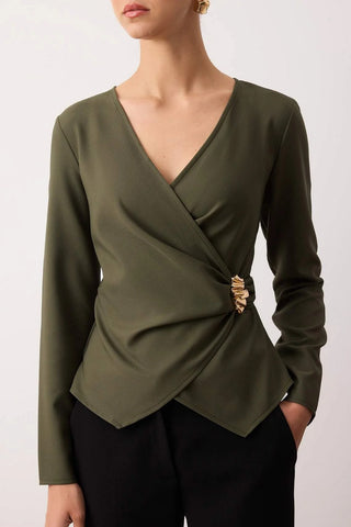 Bluze TWOAW26BZ00142 - khaki [djesi-src-dbfd207856ac3b44f8051d5efc198f122a71fa3afaf68e4346ae6f0c58a3b39c]