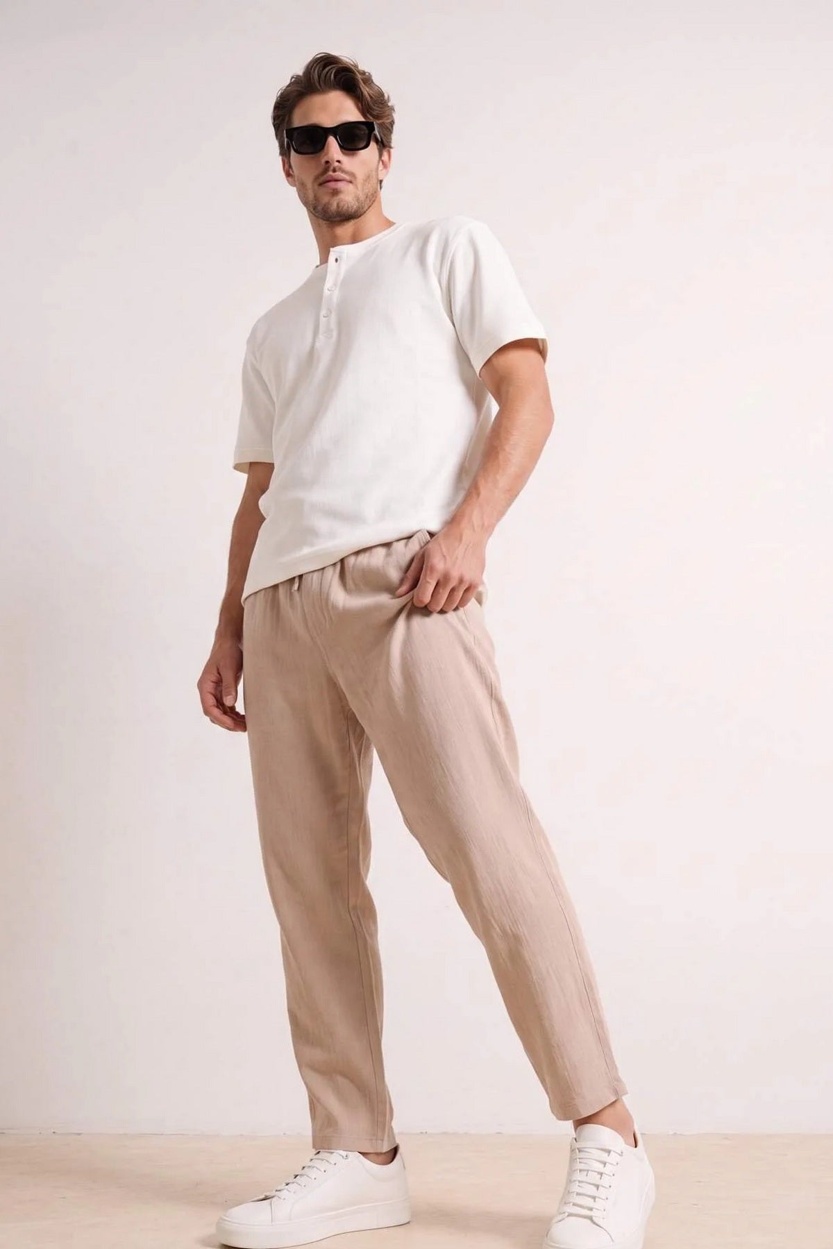 Pantalone TMNSS26PL00040 - bež [djesi-src-e19a11a176256dc700af4ad8e605754dbf61cdb00ab9666b7fba6379813394ac]