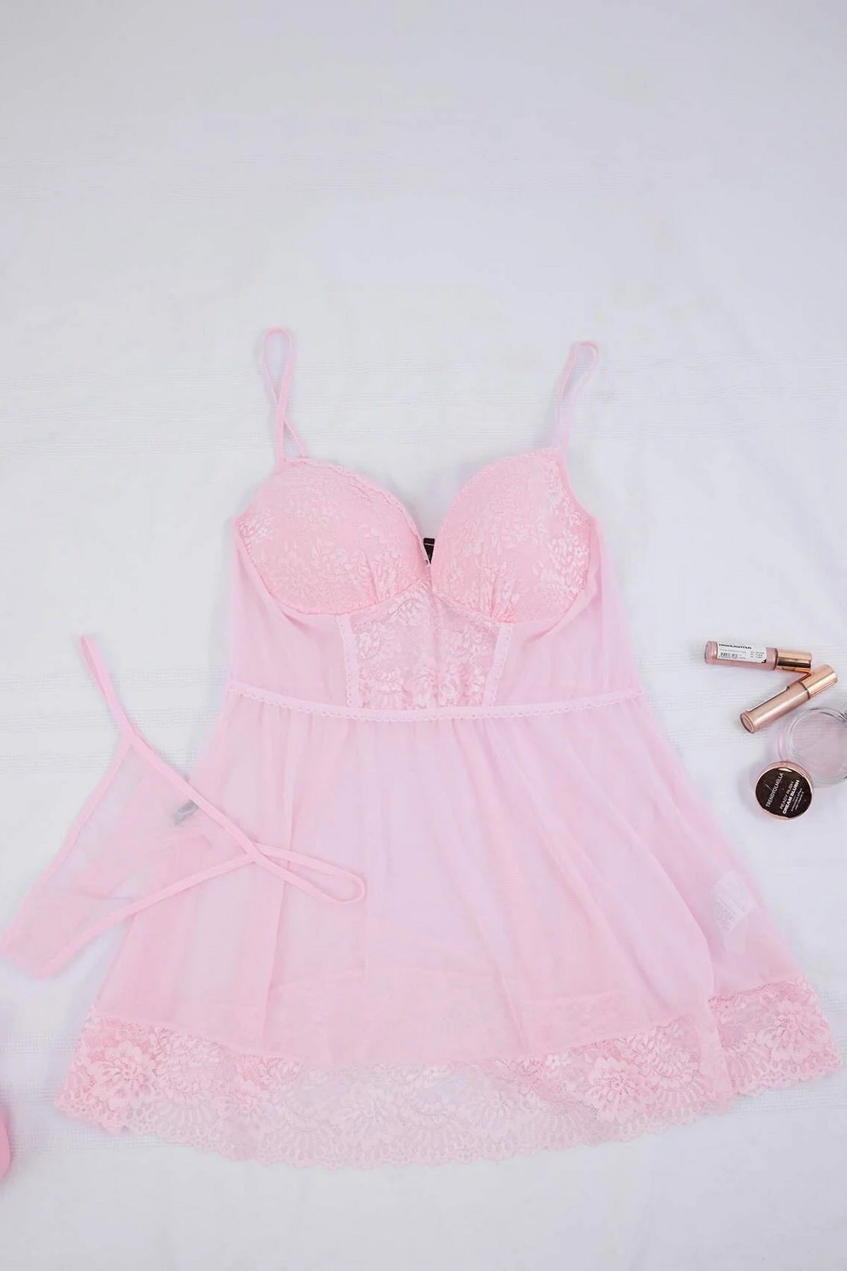 Babydoll spavaćica TBBSS26DH00010 - roze [djesi-src-86f299d94342faff2dee85673e7fc2aaeebcd9d8871cdea3d8be654acbfc7ee0]